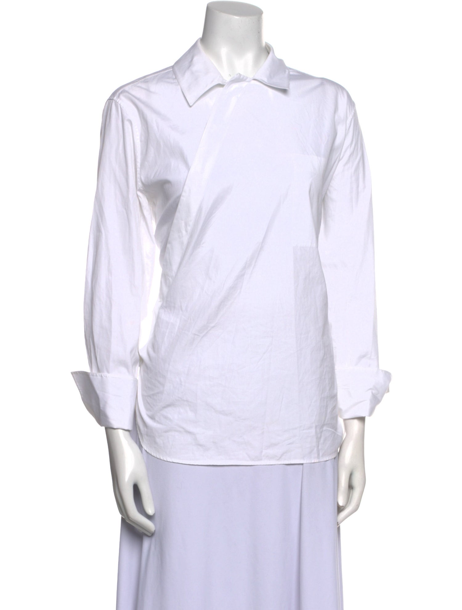 The Row Long Sleeve Button-Up Top