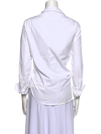 The Row Long Sleeve Button-Up Top