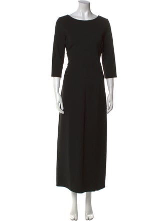 The Row Bateau Neckline Long Dress