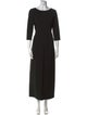 The Row Bateau Neckline Long Dress