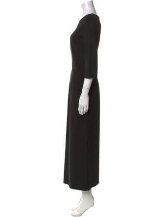 The Row Bateau Neckline Long Dress