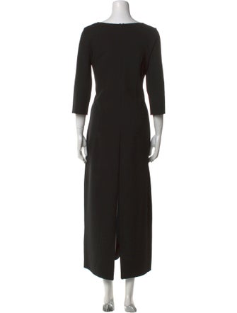 The Row Bateau Neckline Long Dress