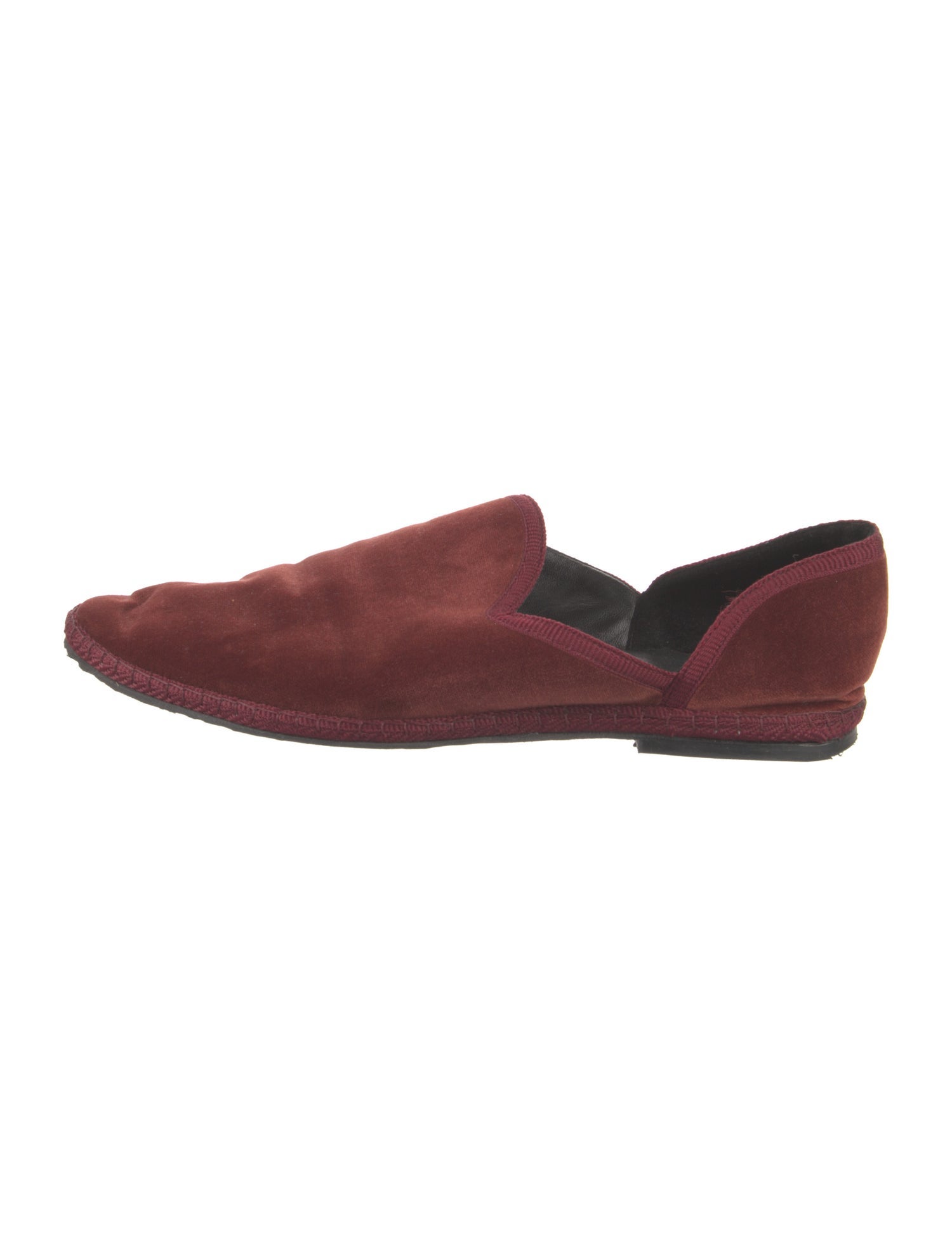 The Row Friulane Velvet D'Orsay Flats