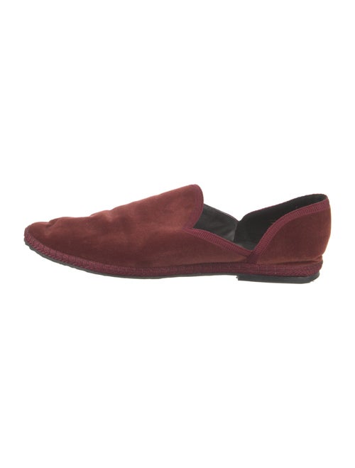 The Row Friulane Velvet D'Orsay Flats