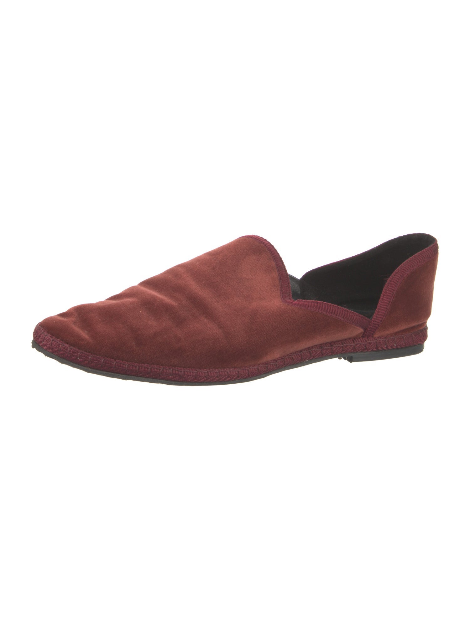 The Row Friulane Velvet D'Orsay Flats