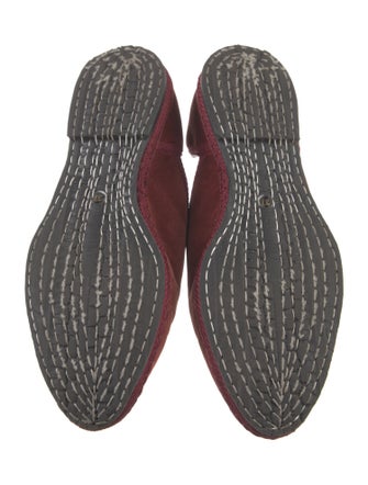 The Row Friulane Velvet D'Orsay Flats