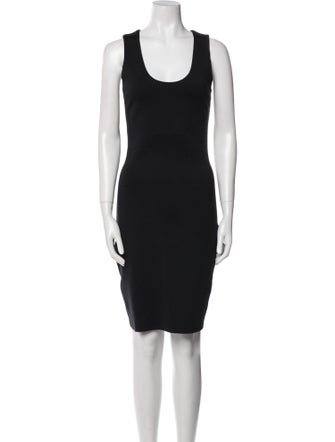 The Row Scoop Neck Knee-Length Dress