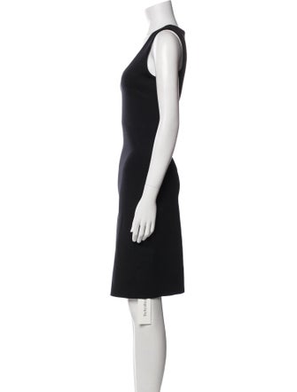 The Row Scoop Neck Knee-Length Dress