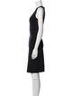 The Row Scoop Neck Knee-Length Dress