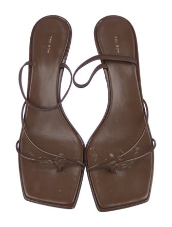 The Row Rai Sandal Leather Slingback Sandals