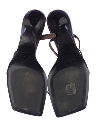 The Row Rai Sandal Leather Slingback Sandals