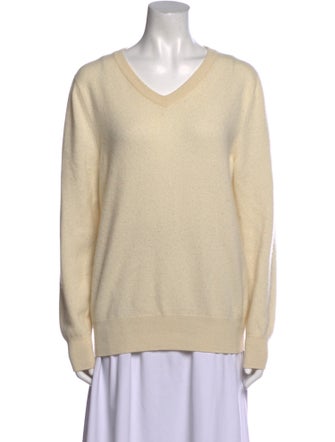 The Row Cashmere V-Neck Sweater