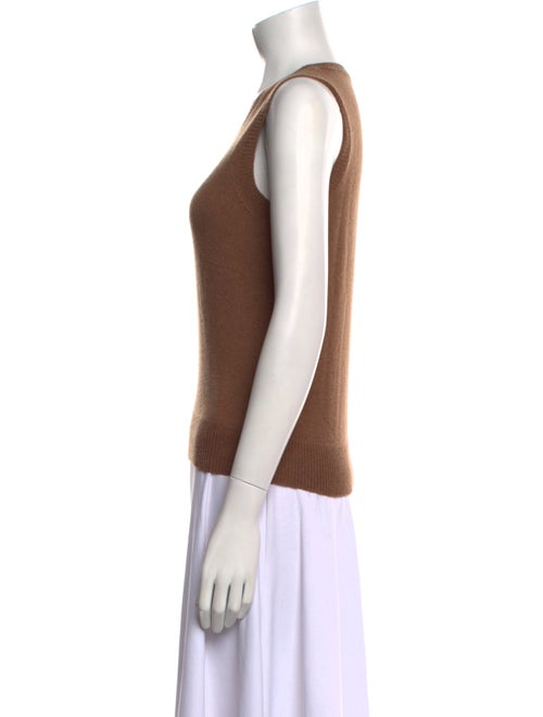 The Row Cashmere Scoop Neck Top