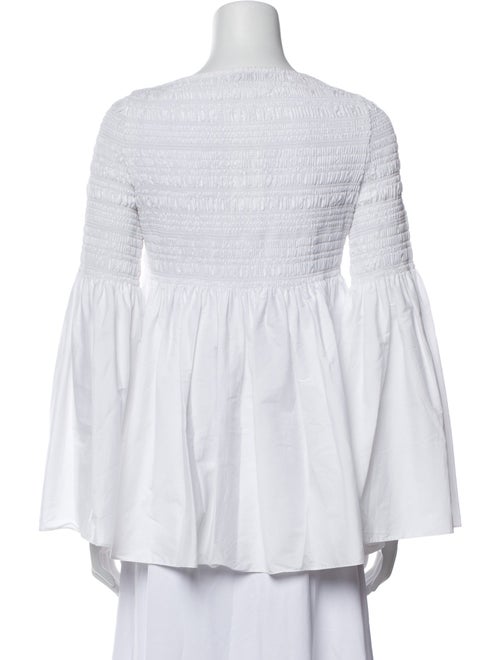 The Row Burton Scoop Neck Blouse