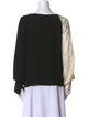 The Row Silk Bateau Neckline Blouse