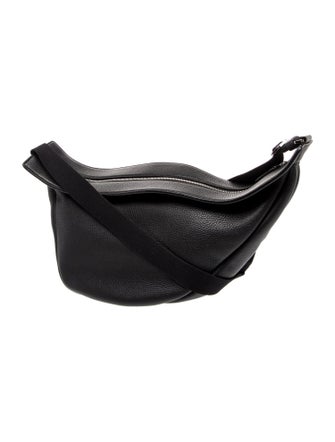 The Row Leather Slouchy Banana Large