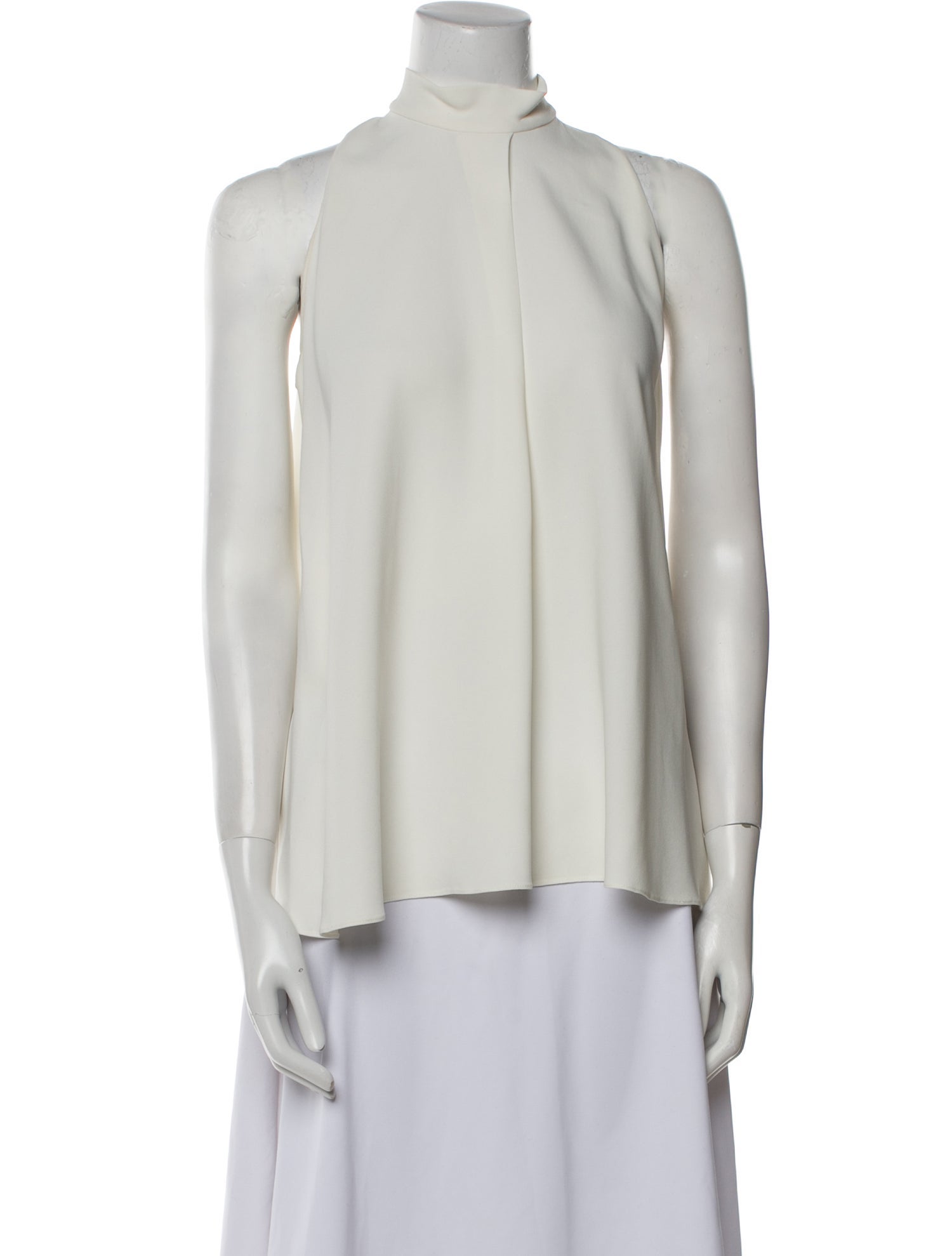 The Row Mock Neck Sleeveless Top