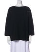 The Row Bateau Neckline Three-Quarter Sleeve Blouse