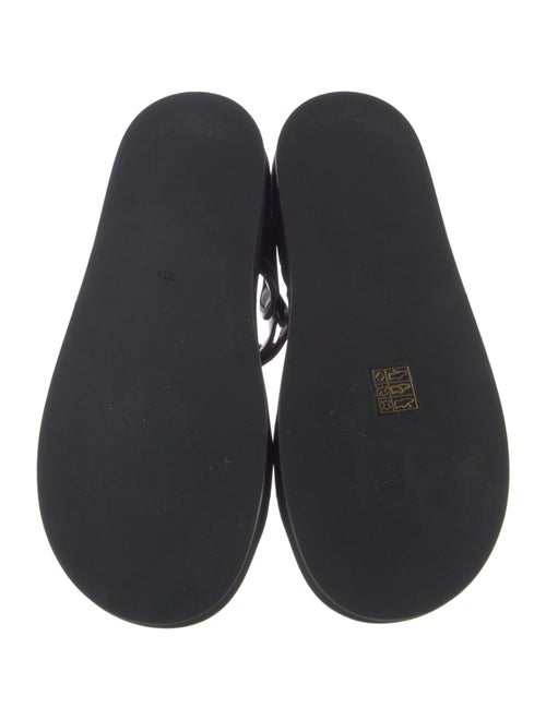 The Row Hook and Loop Sandals Leather Sandals