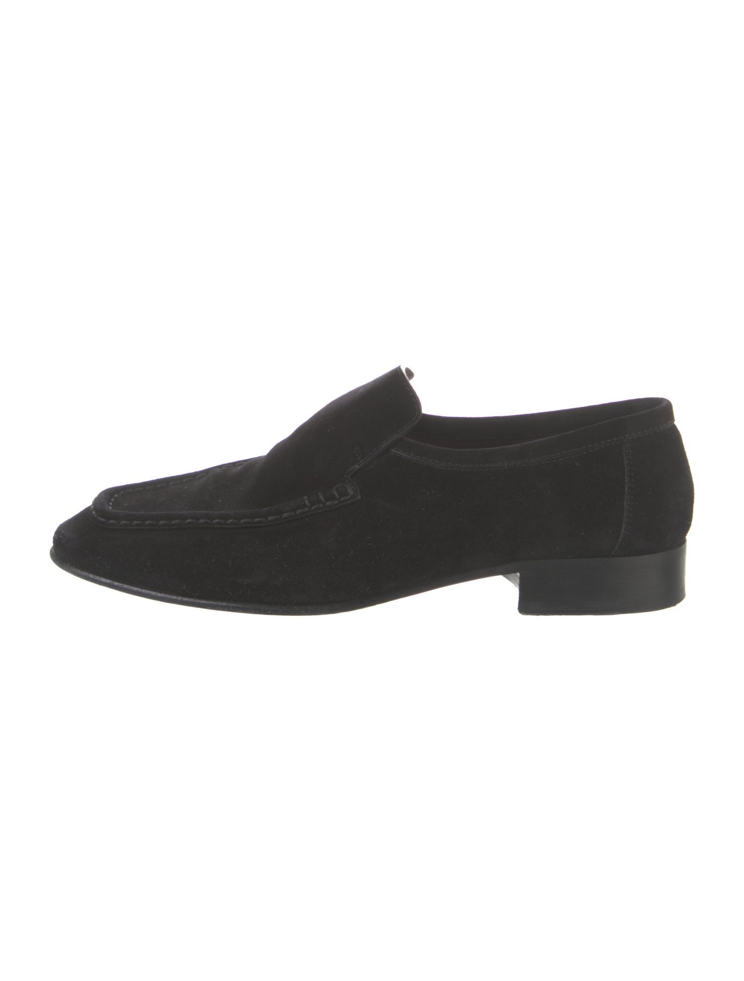 The Row New Soft Suede Loafers