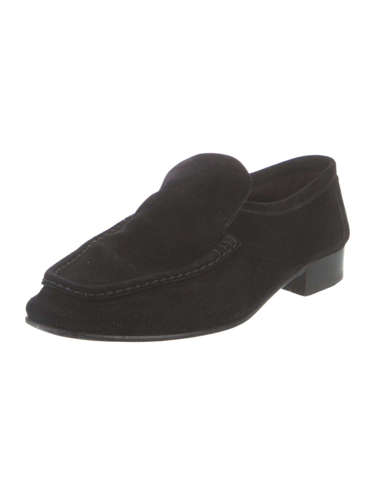 The Row New Soft Suede Loafers