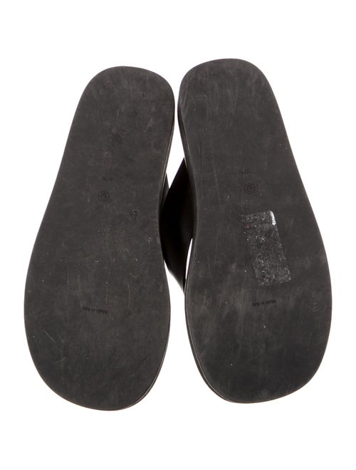 The Row Ginza Leather Flip Flops