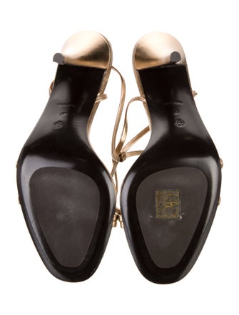 The Row Cleo Bijoux Leather Sandals