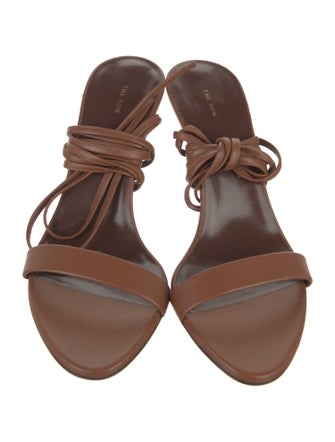 The Row Maud Leather Sandals