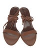 The Row Maud Leather Sandals
