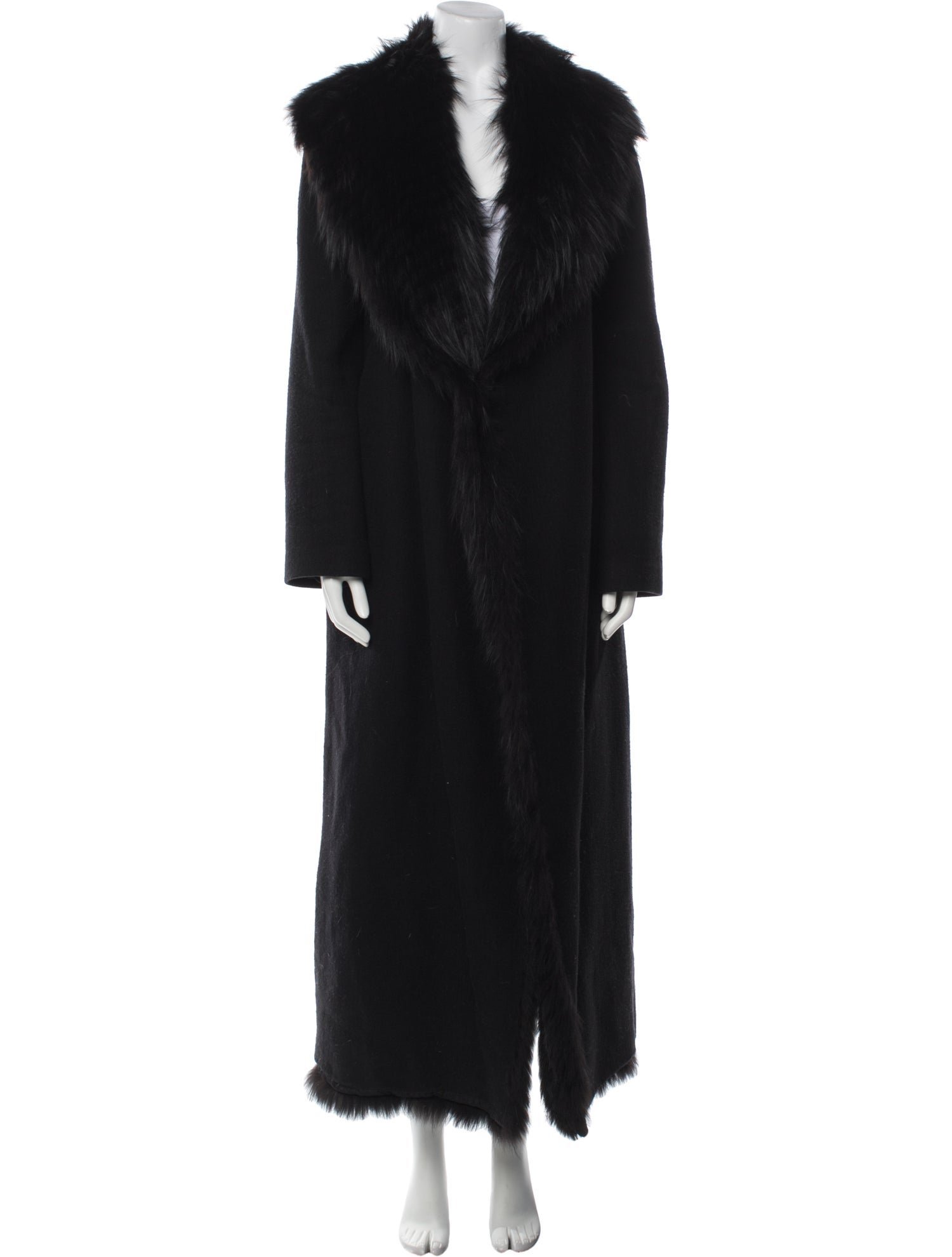 The Row Vintage Cashmere Fur Coat