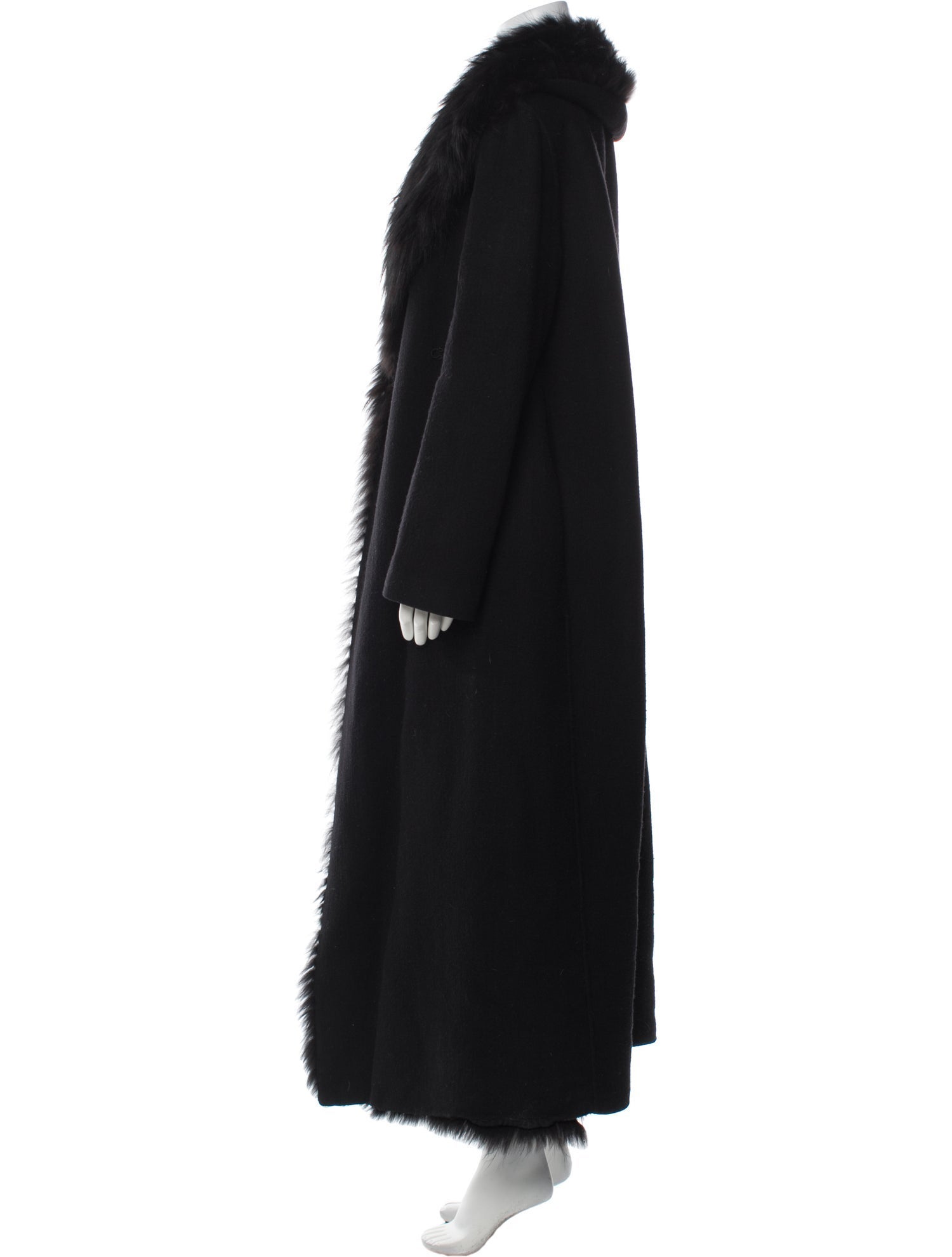 The Row Vintage Cashmere Fur Coat