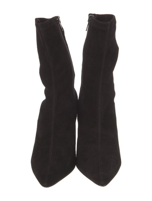 The Row Liisa High Heel Bootie Suede Sock Boots