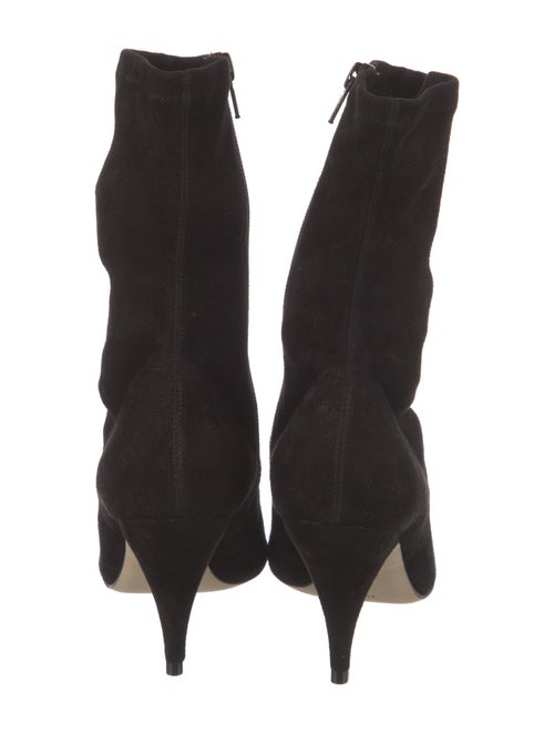 The Row Liisa High Heel Bootie Suede Sock Boots