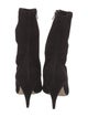 The Row Liisa High Heel Bootie Suede Sock Boots