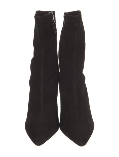 The Row Liisa High Heel Bootie Suede Sock Boots