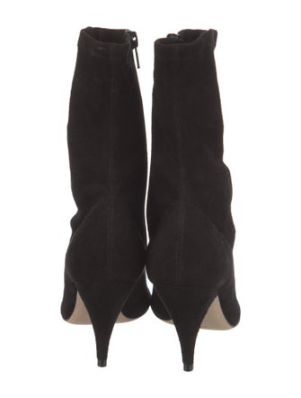 The Row Liisa High Heel Bootie Suede Sock Boots