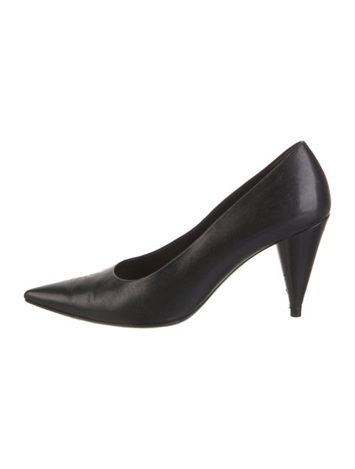 The Row Cone Leather Pumps