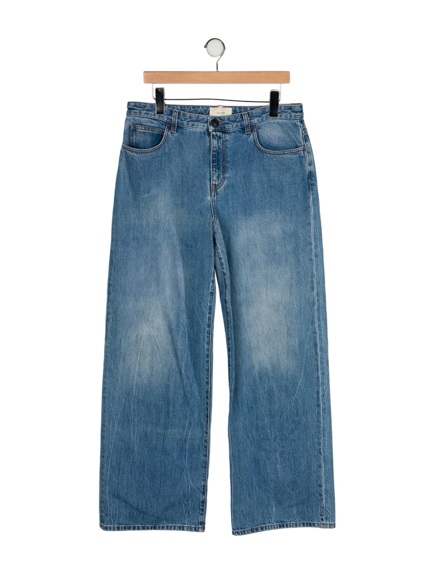 The Row High-Rise Wide Leg Jeans