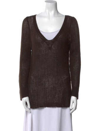 The Row Cashmere V-Neck Sweater
