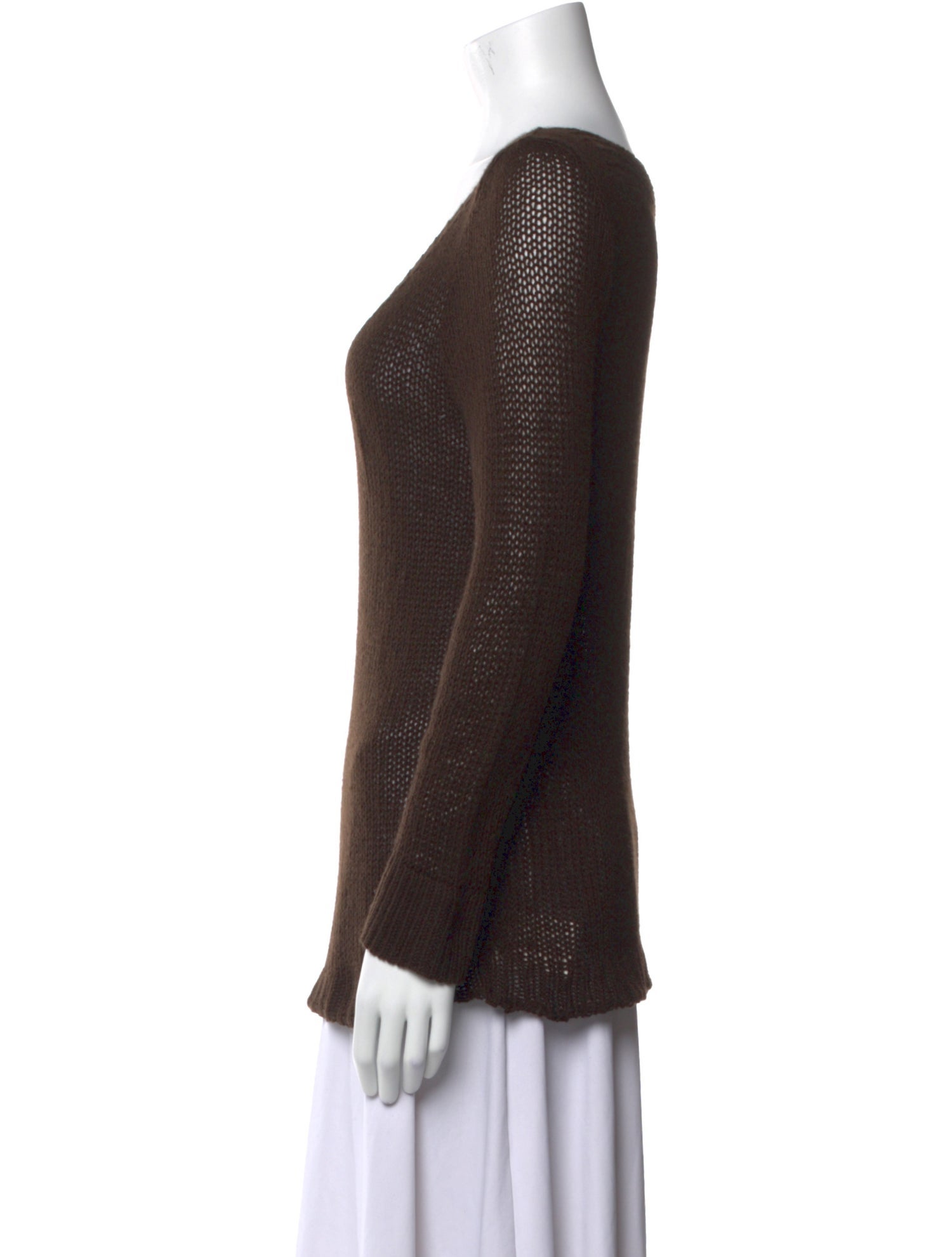 The Row Cashmere V-Neck Sweater
