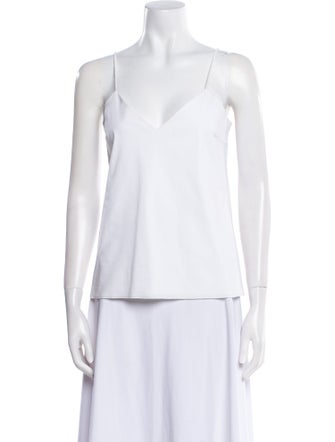 The Row Square Neckline Sleeveless Top