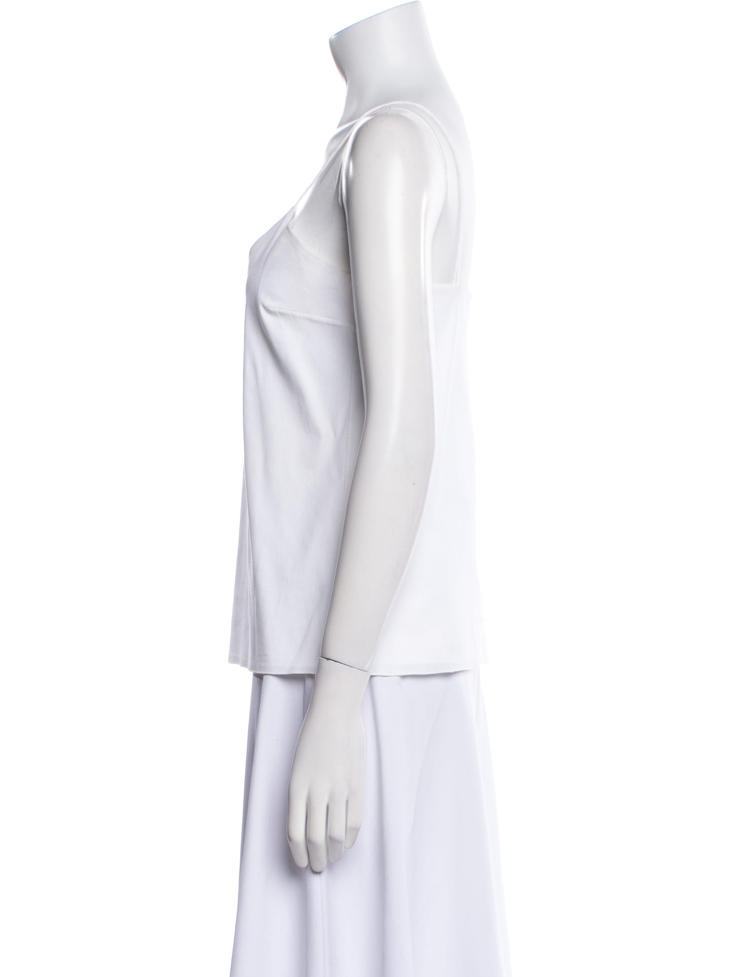 The Row Square Neckline Sleeveless Top