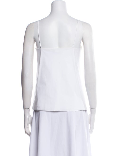 The Row Square Neckline Sleeveless Top