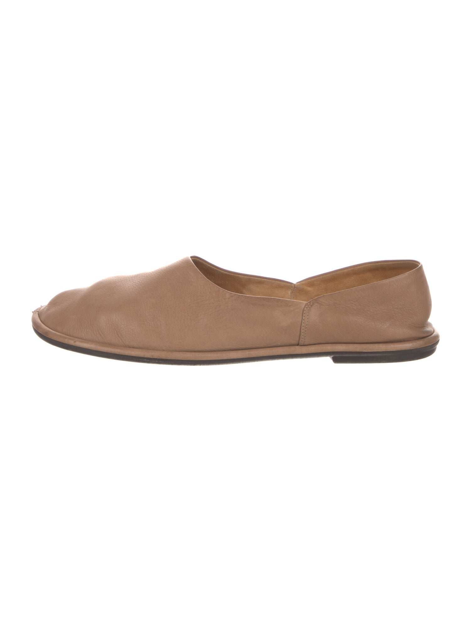 The Row Leather Ballet Flats