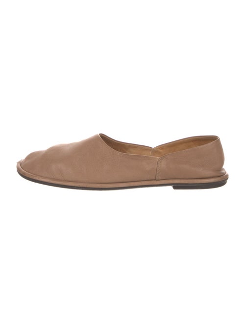 The Row Leather Ballet Flats