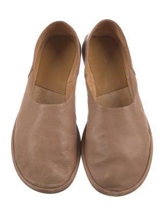 The Row Leather Ballet Flats