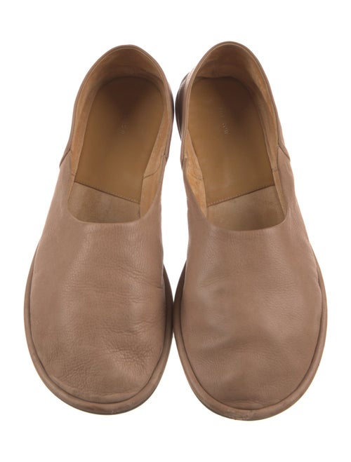 The Row Leather Ballet Flats