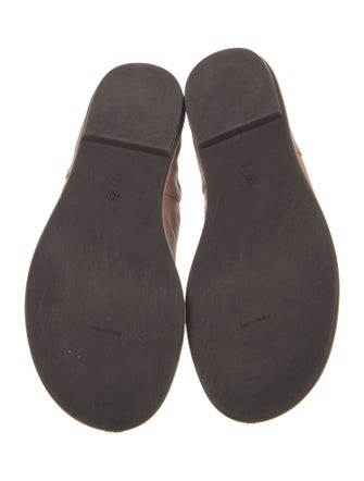 The Row Leather Ballet Flats