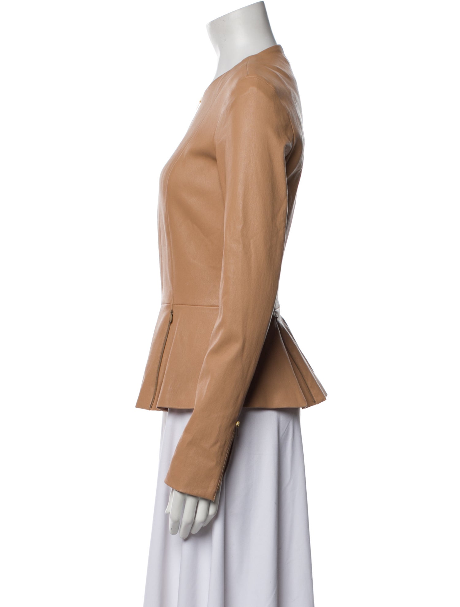 The Row Leather Evening Jacket