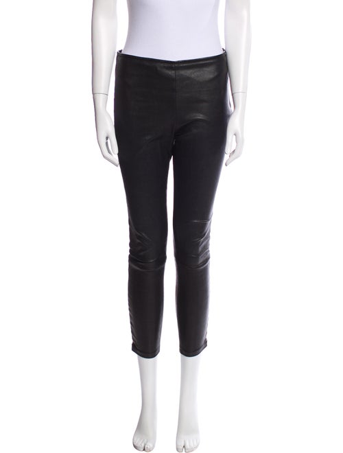 The Row Lamb Leather Skinny Leg Pants
